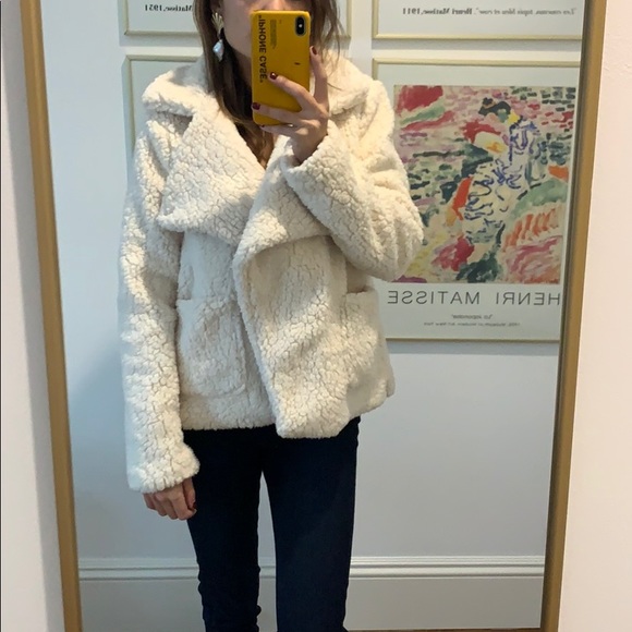 Jack by BB Dakota jacket white Sherpa